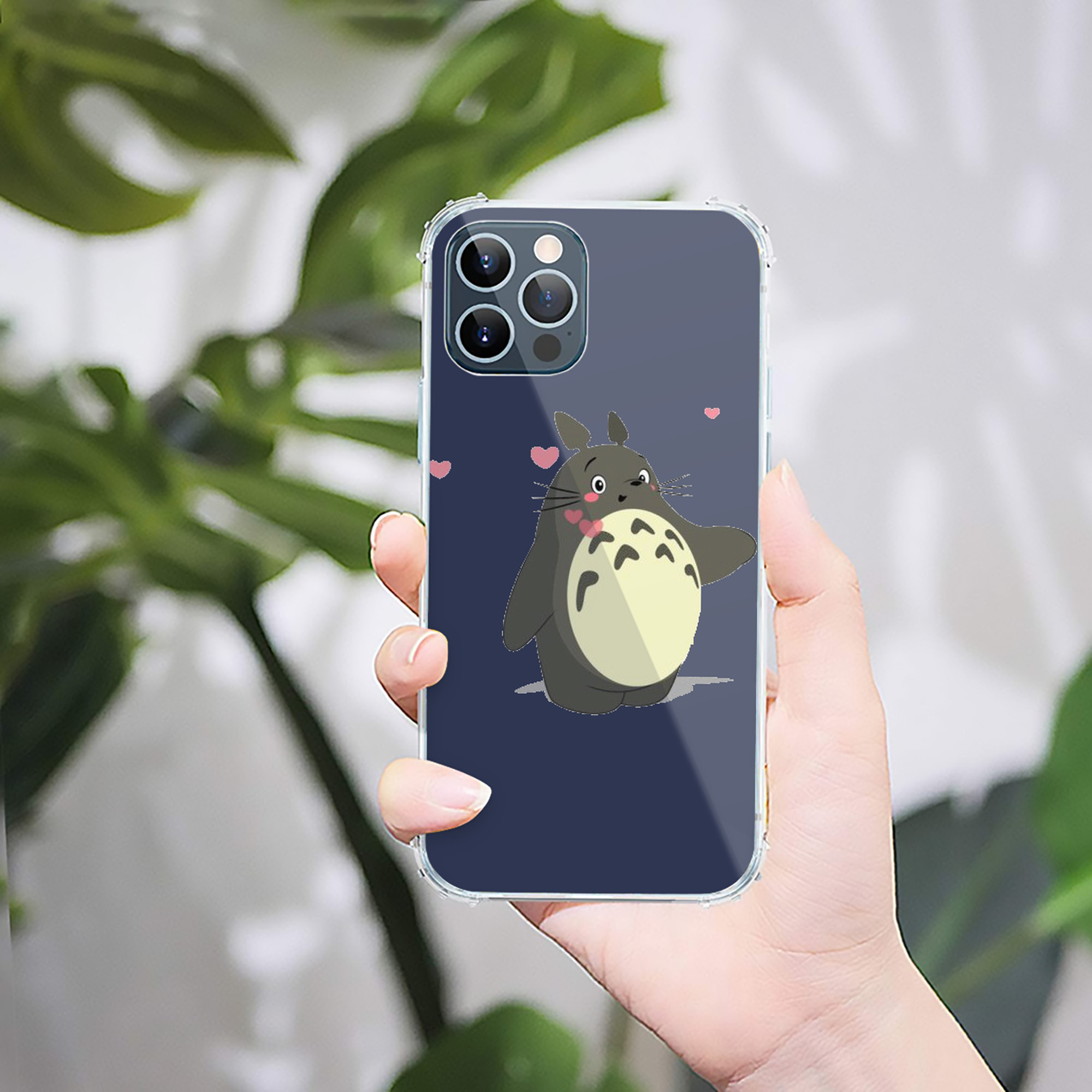 （画像用） となりのトトロ 草壁メイ 草壁サツキ My Neighbor Totoro Satsuki Kusakabe Mei Kusakabe 【iPhone 12シリーズ対応】透明スマホケース（クリアソフトケース）